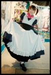 apron cosplay konatsu_minato maid maid_uniform original twintails rating:Safe score:0 user:nil!