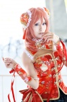 corset cosplay double_bun love_live!_school_idol_project miniskirt nagiru nishikino_maki red_hair skirt rating:Questionable score:0 user:nil!