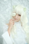 barasuishou choker cosplay dress flowers pico rozen_maiden white_hair rating:Safe score:0 user:pixymisa
