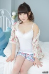 4k-star_294 bed camisole cleavage katsuragi_mio ponytail robe shorts rating:Safe score:0 user:nil!