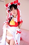 cosplay hairbow hakurei_reimu hanausagi_manyu jumper miko panties touhou rating:Safe score:0 user:LittleSweetLoli