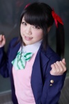 blazer blouse bowtie cardigan cosplay hairbows love_live!_school_idol_project pink_eyes twintails utateika-na yazawa_niko rating:Safe score:1 user:pixymisa