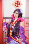 akilive!! cosplay itsuki_akira kimono love_live!_school_idol_project pleated_skirt purple_hair skirt toujou_nozomi twintails rating:Safe score:0 user:nil!