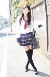 bookbag dgc_0969 pleated_skirt sailor_uniform school_uniform shinohara_saemi skirt thighhighs zettai_ryouiki rating:Safe score:0 user:nil!