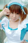apron cosplay dress hairband maid maid_uniform original yomomi rating:Safe score:0 user:nil!