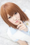 blouse cosplay cuffs hagiwara_yukiho idolmaster rika_maru vest rating:Safe score:0 user:pixymisa