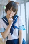 cosplay hairbow kipi love_plus pleated_skirt sailor_uniform school_uniform skirt takane_manaka rating:Safe score:0 user:nil!