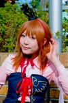 blouse cosplay crown handbag orange_hair ribbons sanaka umineko_no_naku_koro_ni ushiromiya_maria vest rating:Safe score:1 user:pixymisa