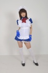 apron cosplay dress gloves hairband ikkitousen maid maid_uniform ogawa_sayuri ryomou_shimei thighhighs zettai_ryouiki rating:Safe score:1 user:nil!