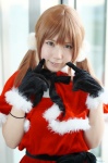 blonde_hair cosplay dress gloves original reco santa_costume shawl twintails rating:Safe score:0 user:nil!