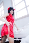 amami_haruka ass cosplay hair_ribbons idolmaster qipao shino_kei the_kei_m@ster rating:Safe score:0 user:nil!