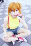 cosplay hinomura_uta kasumi_(pokemon) orange_hair pokeball pokemon rating:Safe score:1 user:Log