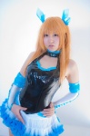 aizawa_hikaru blue_light cosplay detached_sleeves hairbows leotard miniskirt orange_hair pude silverlight skirt twintails rating:Safe score:0 user:nil!