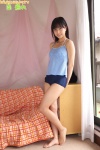 barefoot bikini_top buruma camisole gym_uniform minami_yui shorts swimsuit rating:Safe score:3 user:nil!