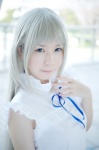 ano_hi_mita_hana_no_namae_wo_bokutachi_wa_mada_shiranai cosplay dress honma_meiko reco silver_hair rating:Safe score:0 user:nil!