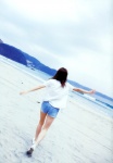 beach cutie_cubic denim ocean seto_saki shorts tshirt rating:Safe score:0 user:nil!