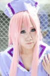 cosplay koiiro_byoutou_(vocaloid) megurine_luka nurse nurse_cap nurse_uniform pink_hair tsutsumi_tsuya vocaloid rating:Safe score:0 user:pixymisa