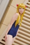 blonde_hair cosplay kodomo_no_jikan kokonoe_rin one-piece_swimsuit pantyhose school_swimsuit swimsuit tachikawa_rin rating:Safe score:0 user:nil!