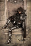boots bracers cloak cosplay crossbow demon_hunter diablo_3 gloves hood leggings pauldrons tasha rating:Safe score:3 user:NomadSoul