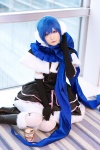 blue_hair boots cosplay dress ear_muffs elbow_gloves gloves hisui kaiko scarf shawl thighhighs vocaloid zettai_ryouiki rating:Safe score:0 user:nil!