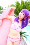 bikini cosplay fate/series fate/stay_night hair_ribbons matou_sakura pool purple_hair sachi_budou side-tie_bikini swimsuit rating:Safe score:0 user:nil!