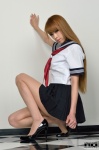 pantyhose pleated_skirt rq-star_680 sailor_uniform school_uniform serizawa_rima sheer_legwear skirt rating:Safe score:2 user:nil!