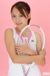 itou_rina pleated_skirt ponytail rq-star_434 skirt tank_top tennis_racket rating:Safe score:0 user:nil!