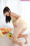 ass barefoot bikini nishino_koharu ponytail shorts side-tie_bikini swimsuit rating:Safe score:1 user:nil!