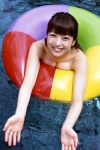 bikini_top chisekiara cleavage inner_tube nakamura_chise pool swimsuit wet rating:Safe score:1 user:nil!