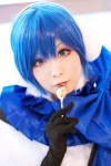 blue_hair cosplay dress ear_muffs elbow_gloves gloves hisui kaiko scarf shawl vocaloid rating:Safe score:0 user:nil!