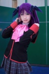 cosplay little_busters! merino_moko purple_hair sasasegawa_sasami school_uniform twintails rating:Safe score:0 user:xkaras