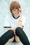 buruma cosplay glasses gym_uniform narihara_riku original shorts thighhighs tshirt rating:Safe score:3 user:nil!