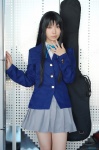 akiyama_mio aya blazer blouse cosplay instrument_case k-on! pleated_skirt school_uniform skirt rating:Safe score:1 user:nil!