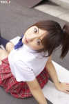 amano_ai blouse costume kneesocks miniskirt plaid pleated_skirt pure_idol school_uniform skirt rating:Safe score:1 user:nil!