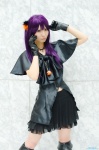 blouse boots cosplay gloves kneehighs miniskirt original purple_hair rinami skirt rating:Safe score:1 user:nil!