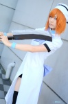 billhook cosplay higurashi_no_naku_koro_ni nagicha orange_hair ryuuguu_rena sailor_hat thighhighs rating:Safe score:0 user:nil!