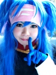 blue_hair cosplay gloves headband klan_klein macross macross_frontier saeki_sae twintails uniform rating:Safe score:0 user:nil!