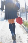 bookbag gloves kneesocks kurokawa_mei pleated_skirt sailor_uniform school_uniform skirt rating:Safe score:0 user:nil!
