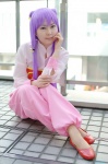bells blouse corset cosplay minako pantyhose purple_hair ranma_1/2 shampoo trousers rating:Safe score:0 user:nil!