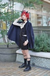 blouse cape cosplay crown haku horns red_hair shorts sock_garters socks tagme_character tagme_series vest rating:Safe score:0 user:nil!