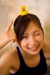 bathroom bathtub ishii_kaori one-piece_swimsuit ponytail swimsuit wet rating:Safe score:0 user:nil!