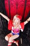 bustier cosplay lingerie macross macross_frontier microphone multi-colored_hair sachi_budou shawl sheryl_nome shorts rating:Safe score:0 user:nil!