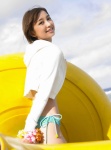 beach bikini hoodie ocean shinoda_mariko side-tie_bikini swimsuit vjy_97 rating:Safe score:0 user:nil!