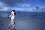 beach bikini hip!_hop! natsuki_riko ocean side-tie_bikini swimsuit wet rating:Safe score:0 user:nil!