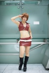 boots bra cleavage cosplay croptop haruki_(iii) meiko miniskirt pantyhose sheer_legwear skirt vocaloid rating:Safe score:0 user:pixymisa