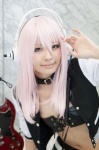 choker cosplay headphones jacket nakko nitro_super_sonic pink_eyes pink_hair super_soniko tubetop rating:Safe score:0 user:pixymisa