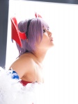 bodysuit cosplay detached_sleeves head_wings lilith_aensland purple_hair tamashi_no_mayoigo vampire_(game) yuuki_sayo rating:Safe score:0 user:nil!