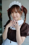 apron cosplay dress hairband kannazuki_megumi maid maid_uniform original twintails rating:Safe score:1 user:nil!