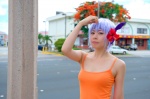 ayane_(doa) camisole cosplay dead_or_alive headband purple_hair tachibana_minami rating:Safe score:0 user:nil!