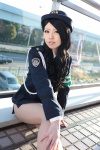 armband blazer blouse cap cosplay hana_(ii) miniskirt police_uniform policewoman ran_(zone-00) skirt tie zone-00 rating:Safe score:4 user:pixymisa